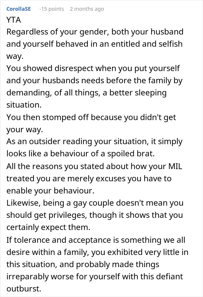 &ldquo;You Didn&rsquo;t Ruin The Vacation. Her Homophobia Did&rdquo;: Couple Leaves Family Vacation Because Of MIL