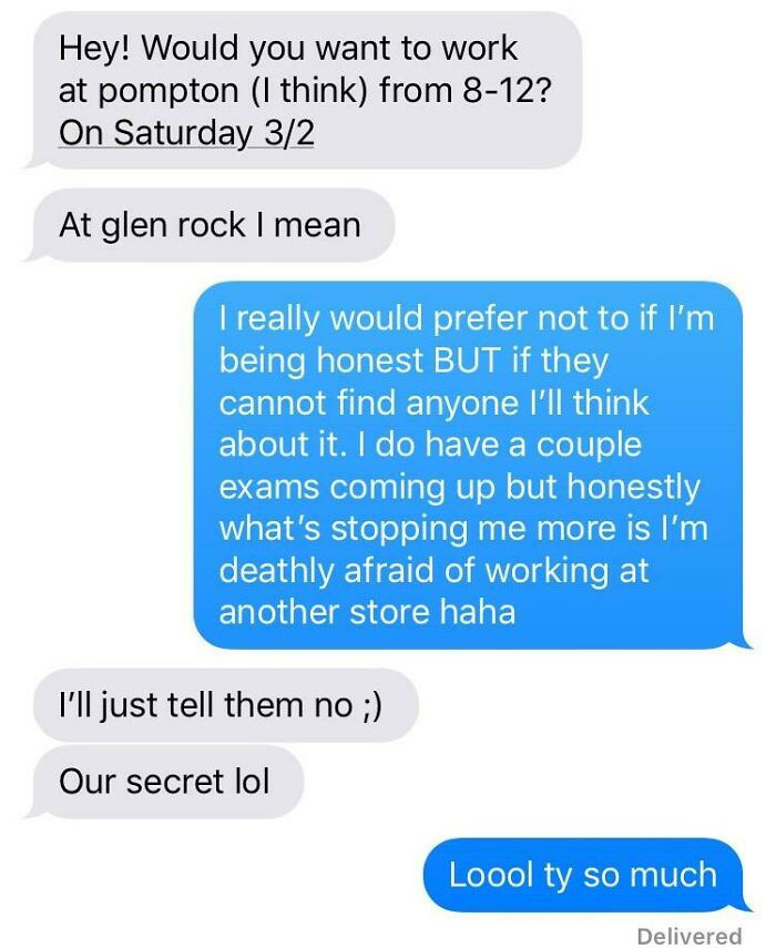 My Boss Covering For Me To Not Work At Another Store 