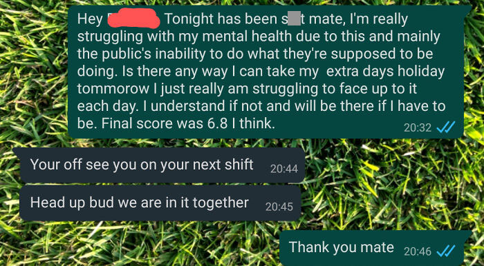 Food Retail Is A Nightmare At The Moment, But This Response From My Manager Is Perfect. Thanks, Boss, It Really Means A Lot To Me