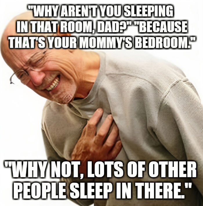 Mrw Spending The Weekend With My Sons At My Separated Wife's House While She's On A Trip