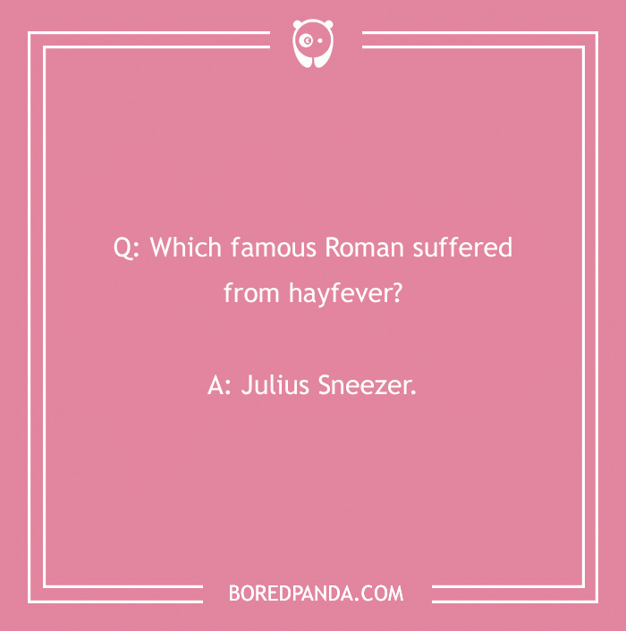 history joke about julius ceasar