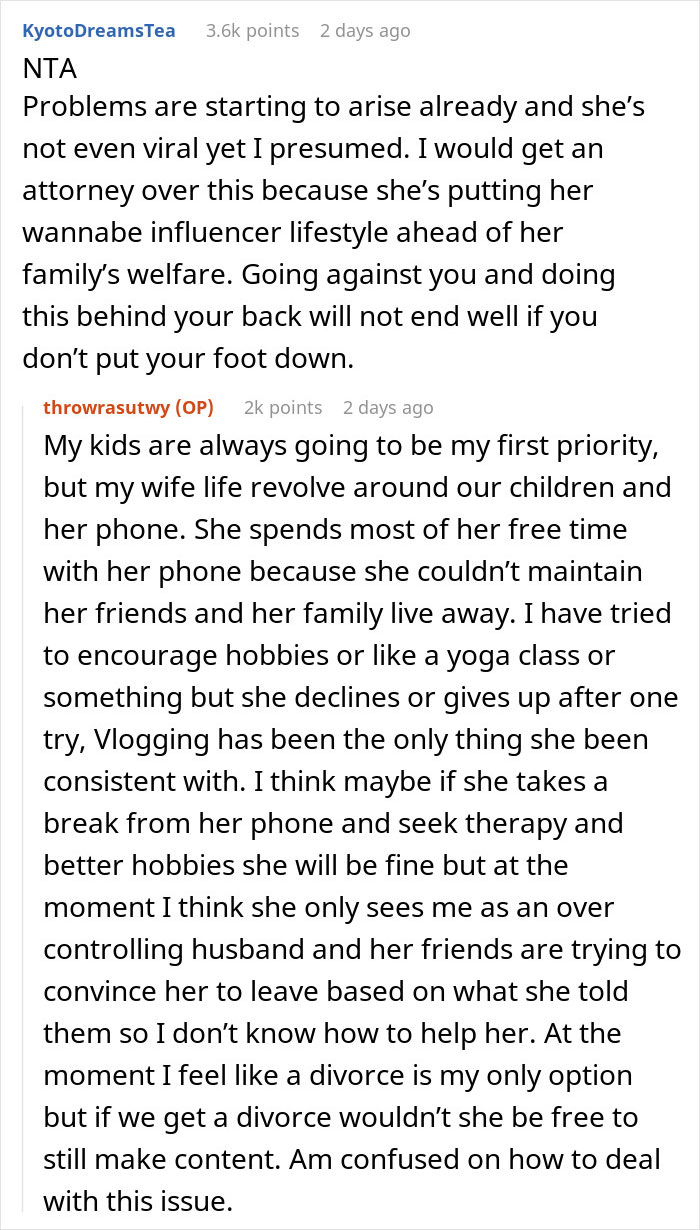 Woman Bursts Into Tears After Husband Demands She Delete All Her Mommy Influencer Content