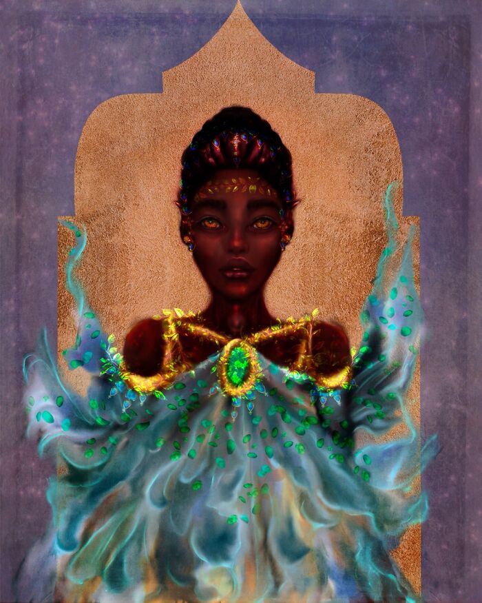 I Paint Fairies On My iPad As A Distraction From Chronic Pain (4 Pics)