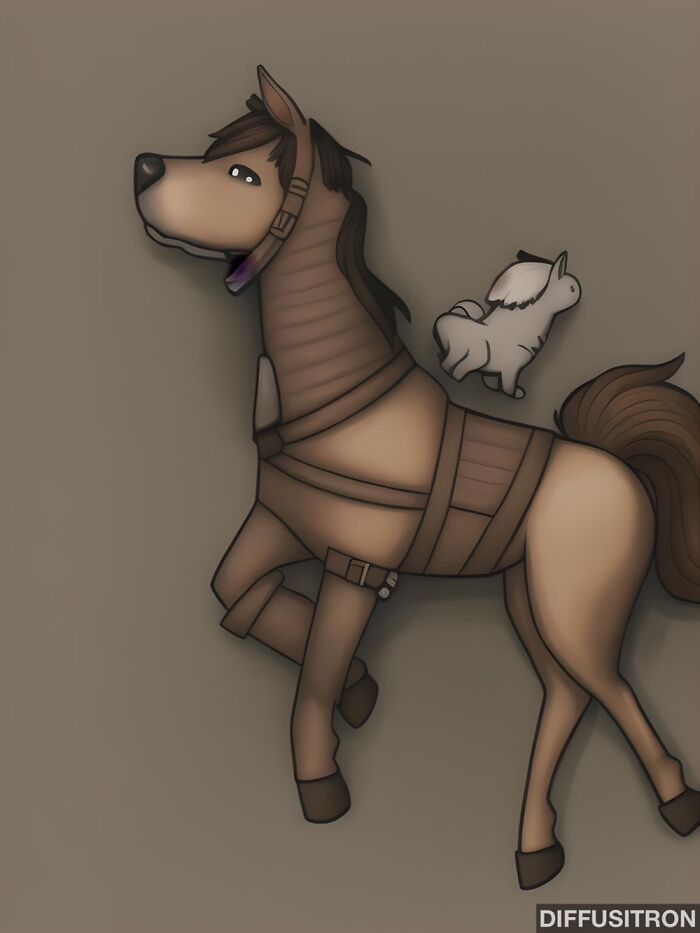 I Used Ai To See Its Interpretation Of An Unusual Phrase "A Lying, Dog-Faced Pony Soldier" (12 Pics)