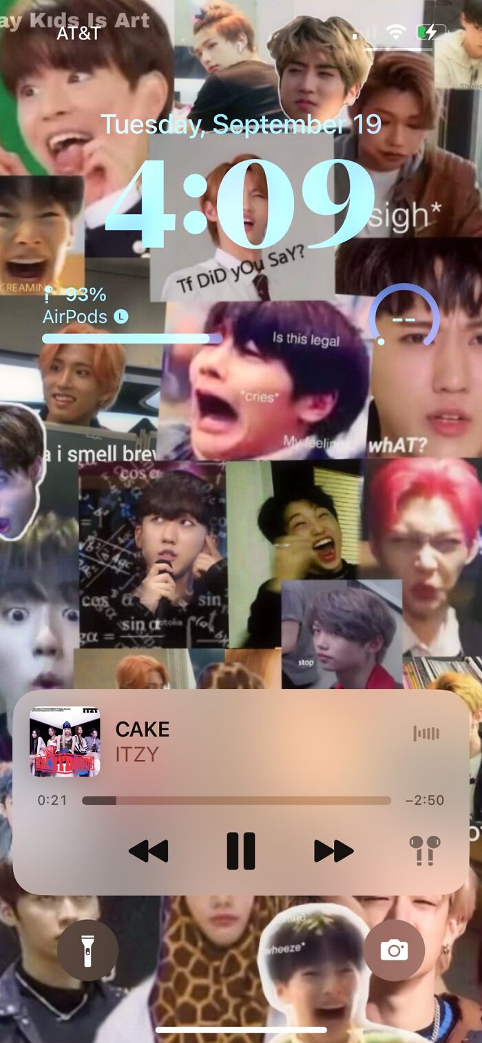 Mines On A Photo Shuffle. The Other One Shows My Face So I’m Not Posting It