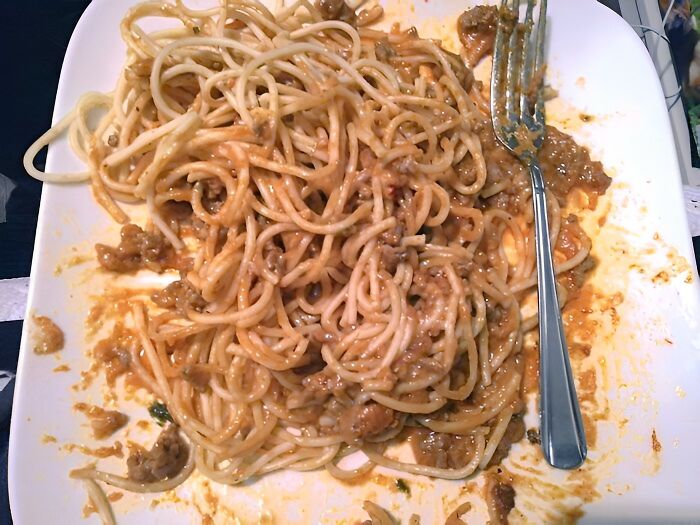 When Your Fork Falls Into The Sauce