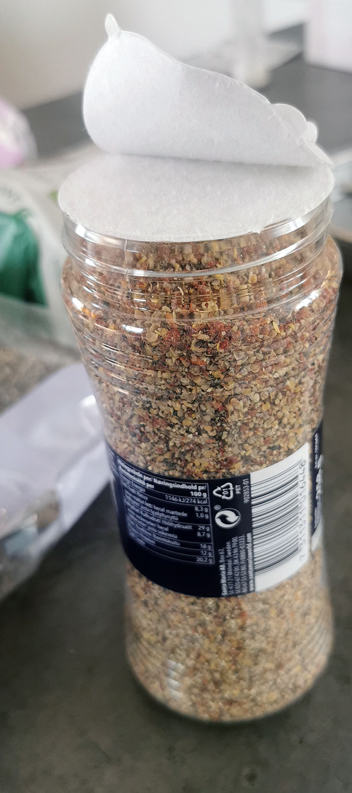 Paper Lid On The Spice Container Is Annoying
