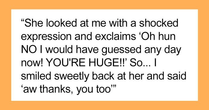 Woman Is Offended After She Is Hit Back With “You Too” After Calling A Pregnant Woman “Huge”