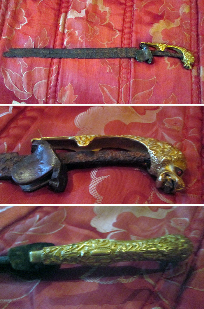 We Found A Sword While Making A Road Next To Our Property