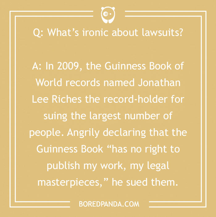 134 Ironic Jokes That We Just Can't Live Without