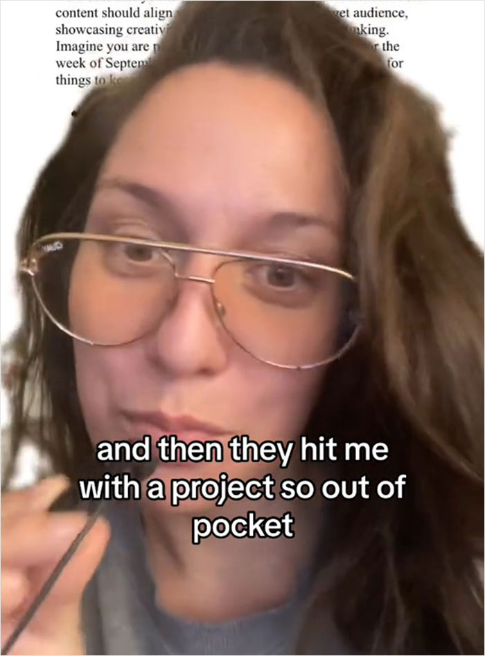 Woman Shows How Companies Try To Steal Creative Ideas From You