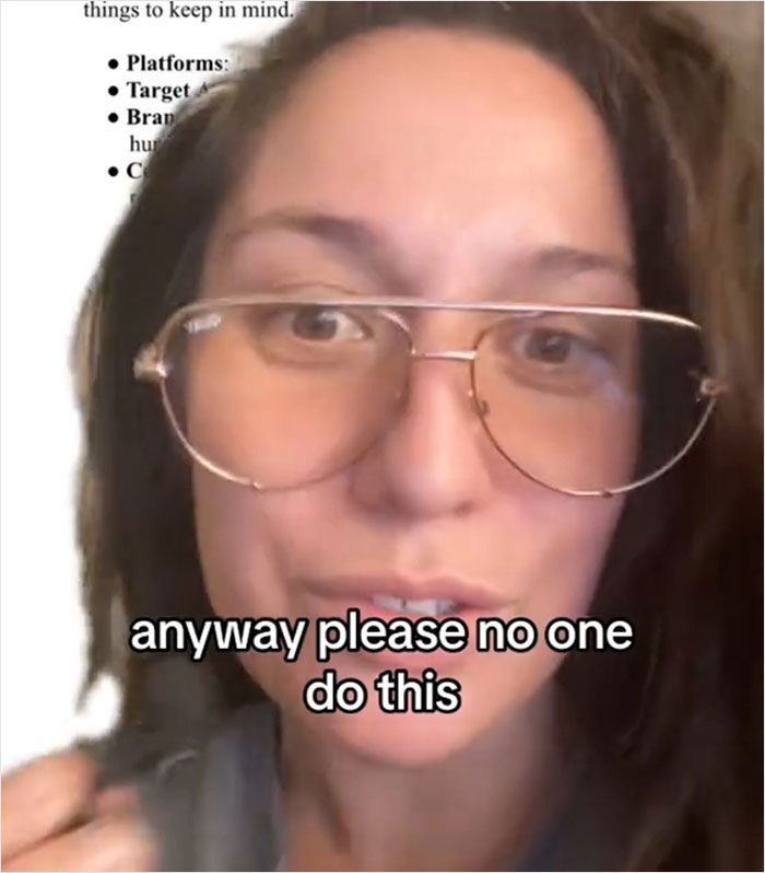 Woman Shows How Companies Try To Steal Creative Ideas From You