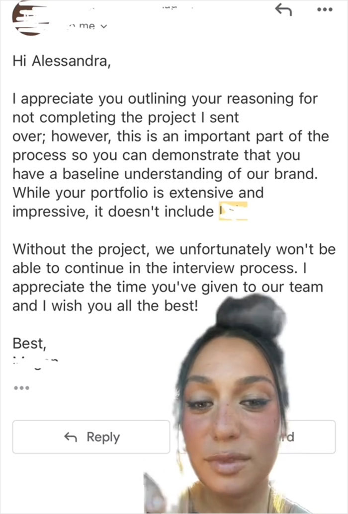 Woman Shows How Companies Try To Steal Creative Ideas From You