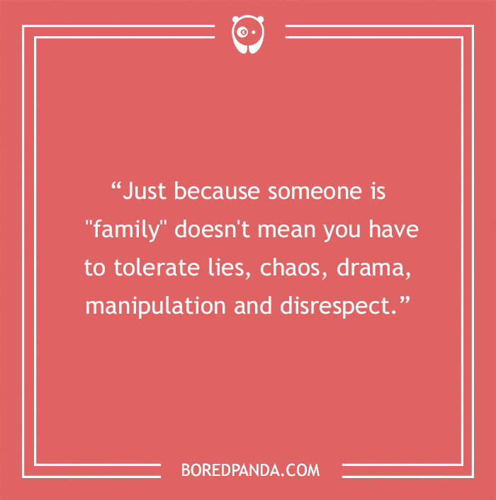 Quote about family and disrespect