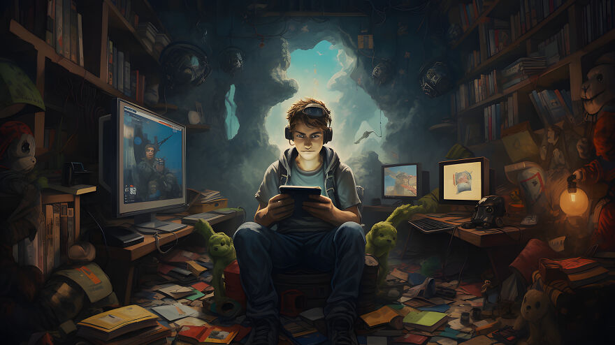 Pictures Of Gamer I Re-Imagines Using Ai