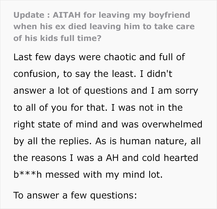 Woman Refuses To Be A Stepmother To Her BF's Kids After Their Mother Dies, Gets Told To 'Grow Up'