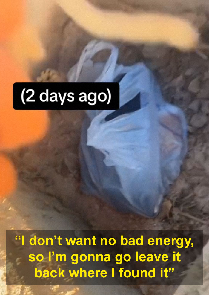 Person Goes Viral After Finding A "Sketchy" Stash Of Money Buried In The Sand