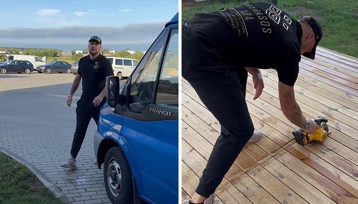 Builder Destroys Beautifully Done Terrace After Client Didn’t Pay For It For Over 3 Weeks