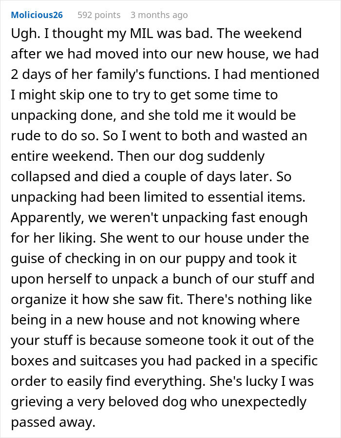 Woman Is Heartbroken After Returning From Her Honeymoon To Find Her MIL Rearranged Her Home
