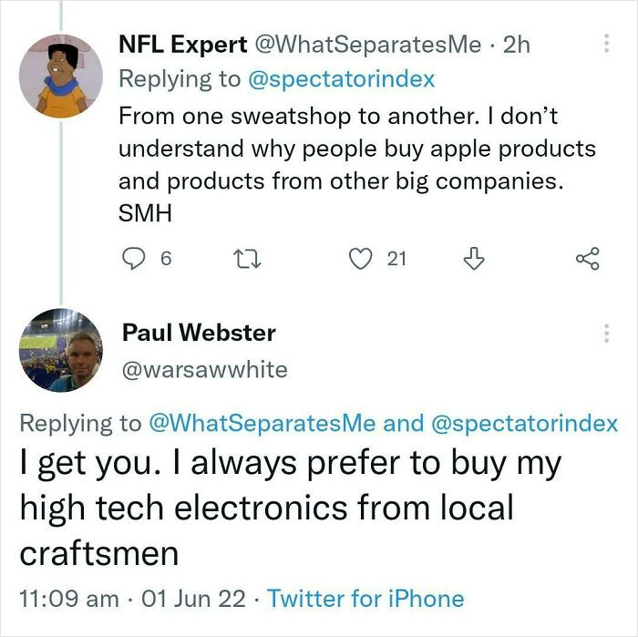 Found This Under One Twitter Post About Apple Inc