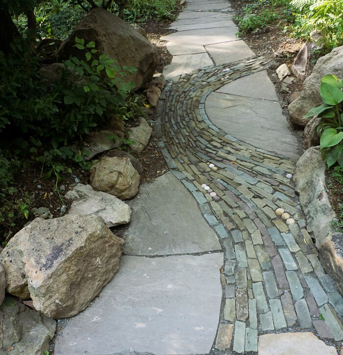 I Built A Unique Stone Path (6 Pics)