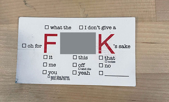 I Found This On My Break Room Table At Work