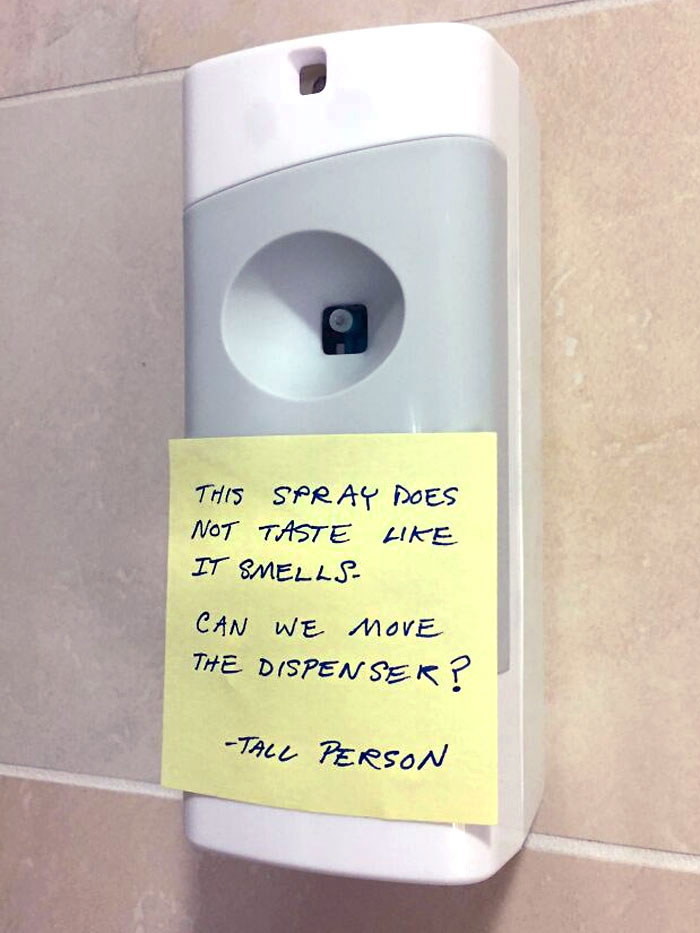 Spotted In The Washroom At Work