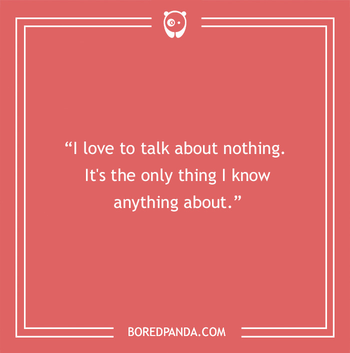 Oscar Wilde quote on talking about nothing - 8