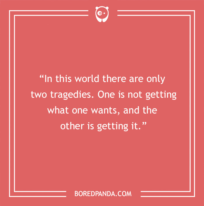 Oscar Wild quote about tragedies - 42
