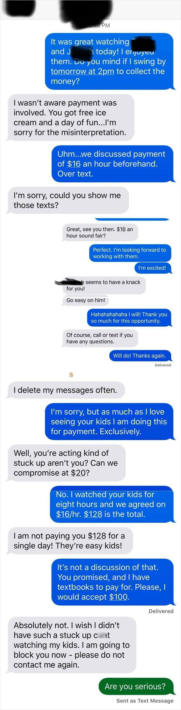 Sister Sent Me This...she Was Blocked Immediately After