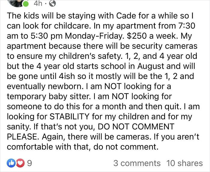 $5/Hr Is Insane. 3 Kids Under 5, Btw