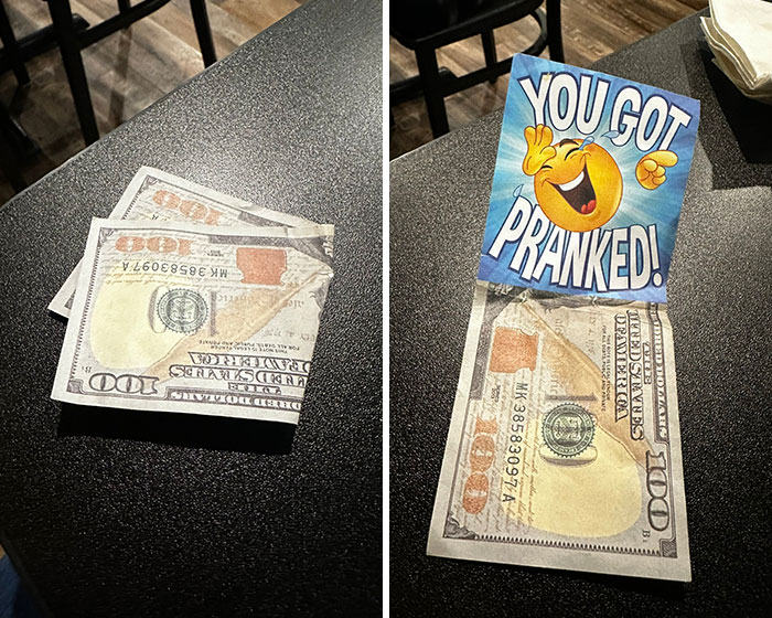 A Generous Tip For Someone Working At A Restaurant