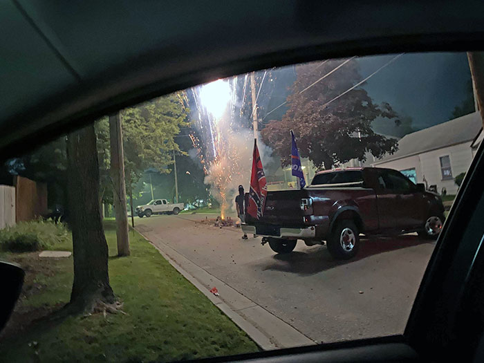 Jerk Neighbors Blocked Off The Street To My House So No One Could Get Through