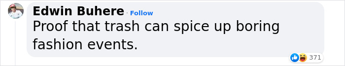 Fashion Week Impostor Goes Viral As He Catwalks Wearing A Trash Bag And No One Notices