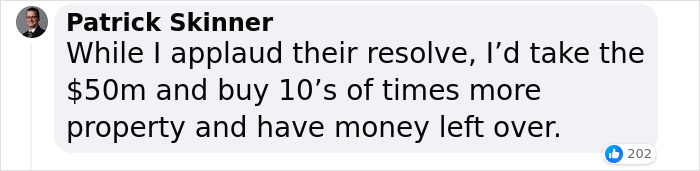 Developers Are Fuming Over Family With 5 Acres Of Land Refusing To Sell Out For $50 Million