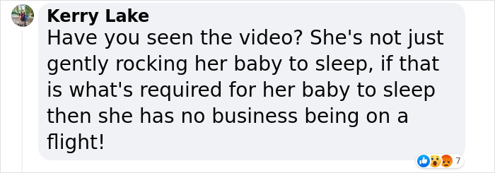 Woman Posts A Video Of Her Attempts To Rock A Baby To Sleep Mid-Flight, Faces Harsh Backlash Online