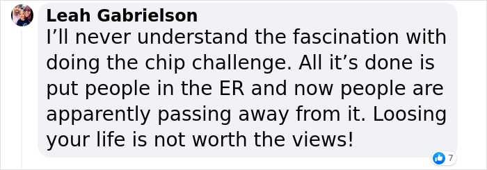 Parents Devastated After Teen Dies Hours After Taking Part In "One Chip Challenge"