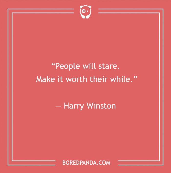 Harry Winston quote on fashion - 1