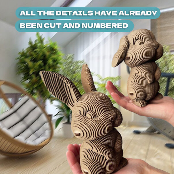 3D Puzzle Hares