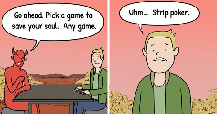 30 Comical Comics With Unexpected Endings By This Artist (New Pics)