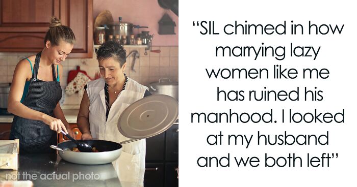 Woman Maliciously Complies With Her MIL And Chills With Men Instead Of Helping Out In The Kitchen
