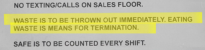 You Can't Eat The Food That Is About To Be Thrown Out. By The Way, 7 Billion Dollar Company, Gas Station Smashing Sales Records