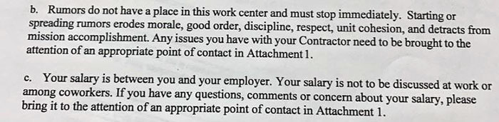 Our Boss Made Us Sign This And Put It In Our File