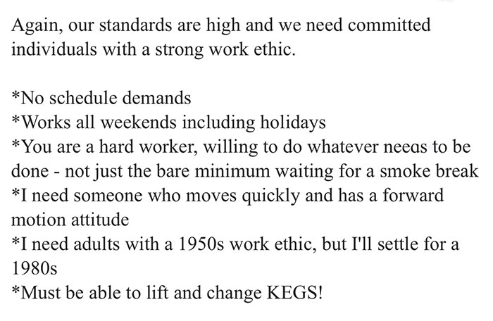 I Found This Little Gem On Craigslist. Settling For That 1980s Work Ethic