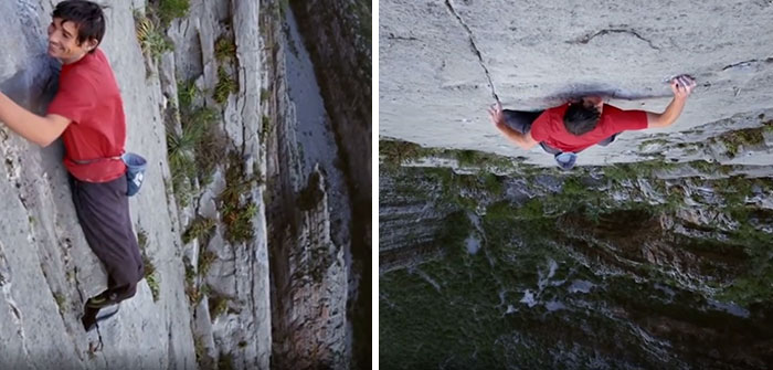 Alex Honnold Free-Soloing The Walls Of El Patrero Chico. Mexico, 2014