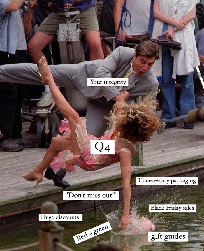 A humorous meme depicting the daily troubles of small business owners with text labels symbolizing challenges.