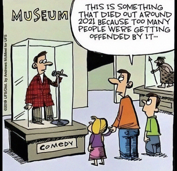 Comedy Good. People Bad