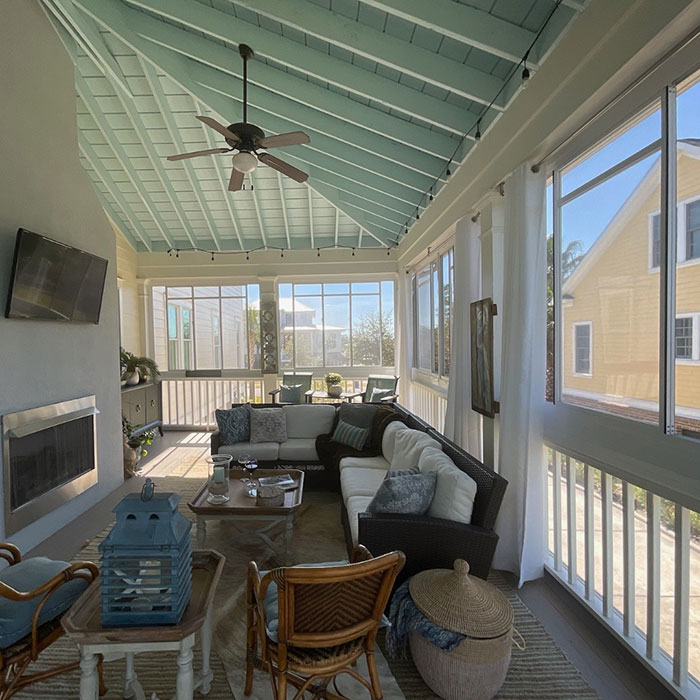 Cozy Screened In Sunroom Cozy Screened In Sunroom