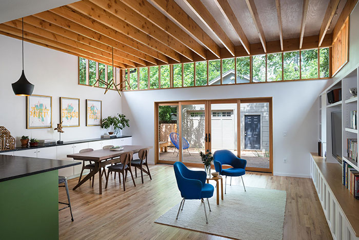 Wooden Clerestory Window In A Spacious Sunroom Wooden Clerestory Window In A Spacious Sunroom