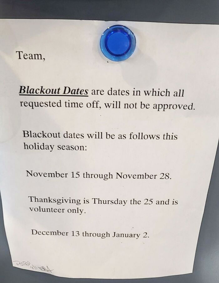 This Was Posted When I Came Into Work Today. I Work At A Whole Foods In VA